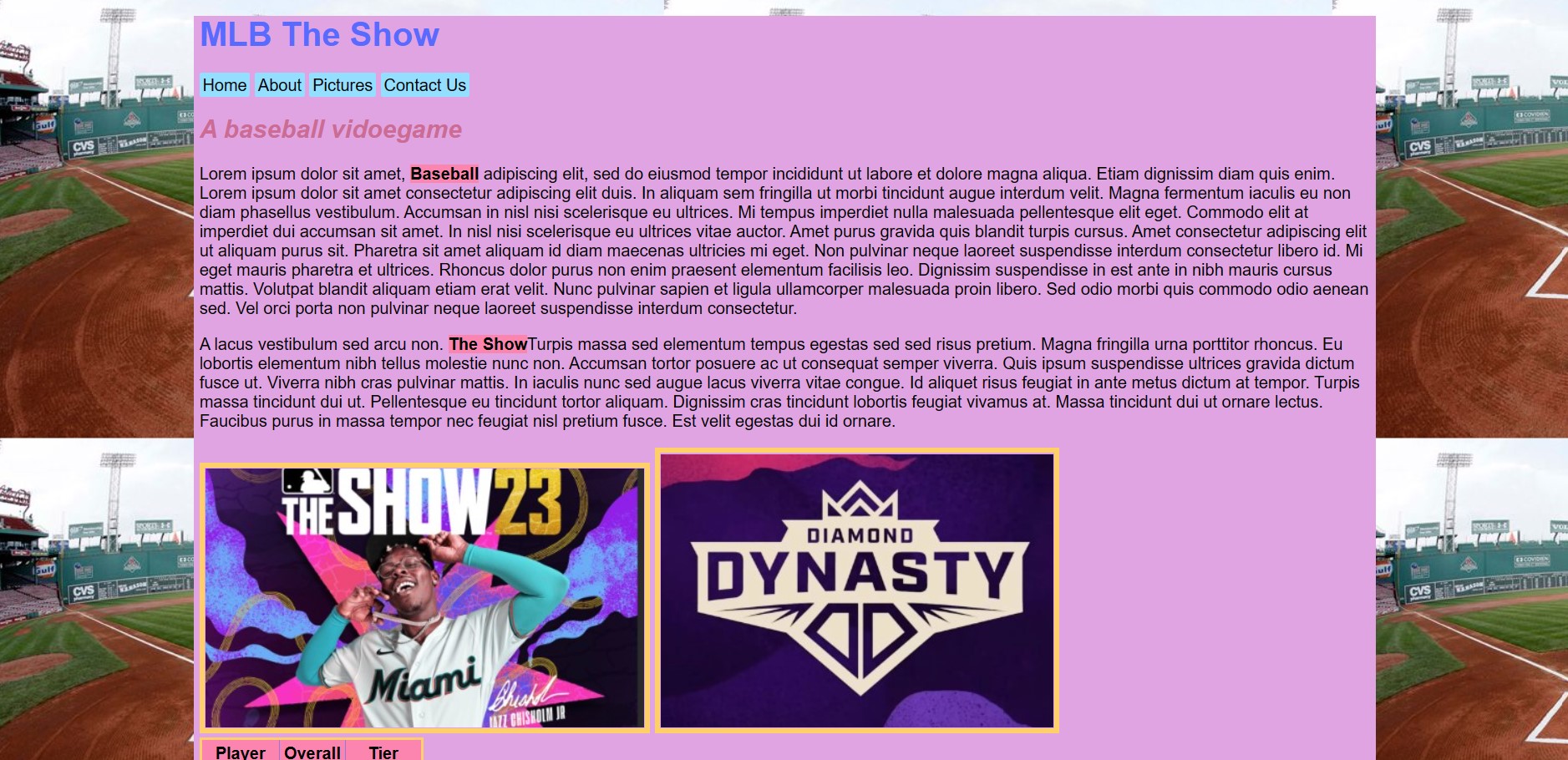 Assignment 2:Basic CSS
